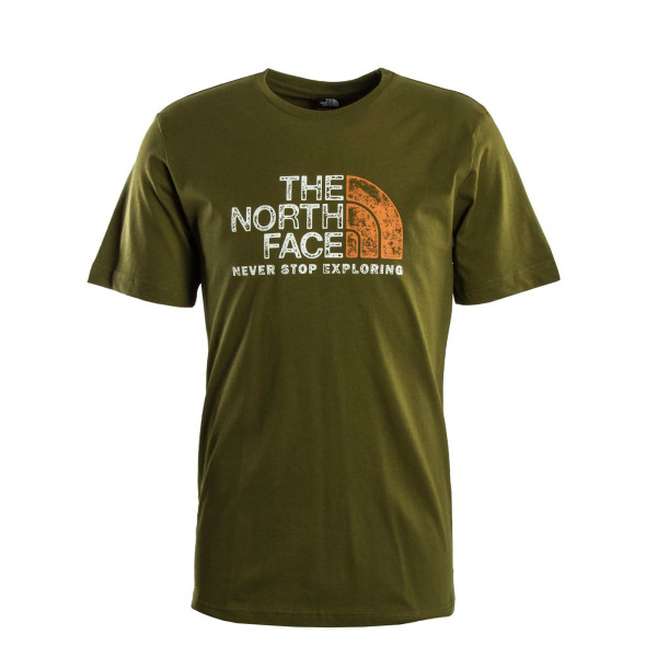 Herren T-Shirt - Rust 2 - Forest Olive Green