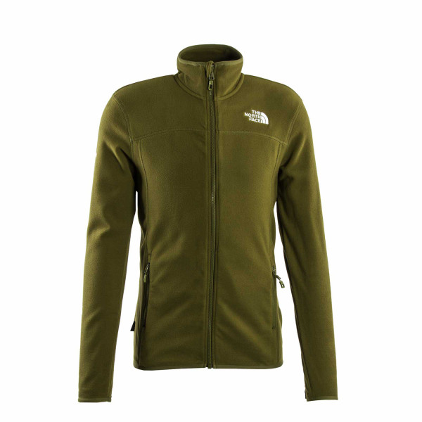 Herren Fleecejacke - 100 Glacier Full Zip - Forest Olive