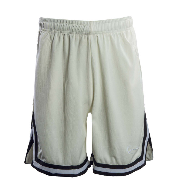 Herren Shorts - Small Signature Ess Mesh - Off White