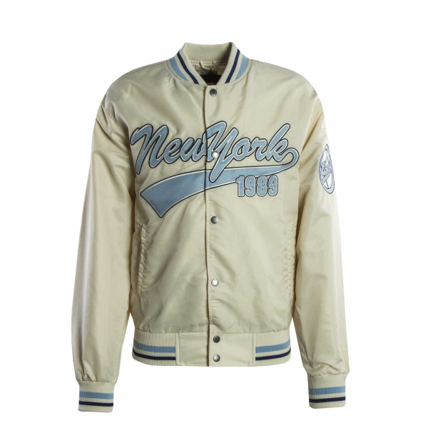 Herren Collegejacke - Varsity Bowling - Off White