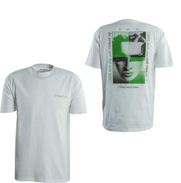 Herren T-Shirt - Work & Play - White / Green