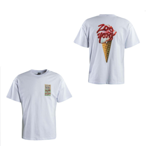 Herren T-Shirt - Icecream - White