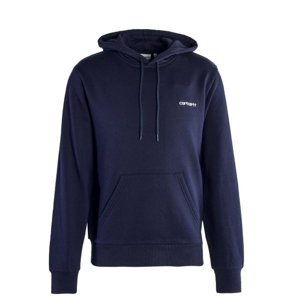 Herren Hoodie - Script Embroidery - Navy