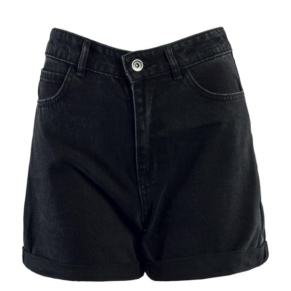 Damen Shorts - Vega HW Mom Denim - Black