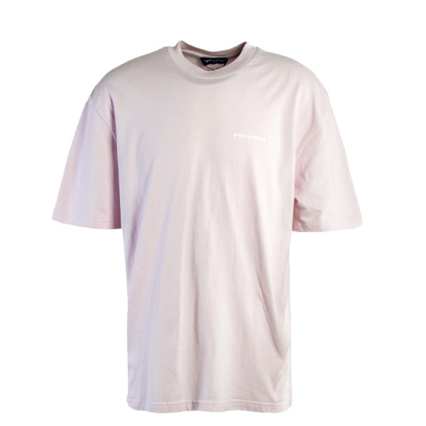 Herren T-Shirt - Logo Oversized - Wash Bubble Gum / White